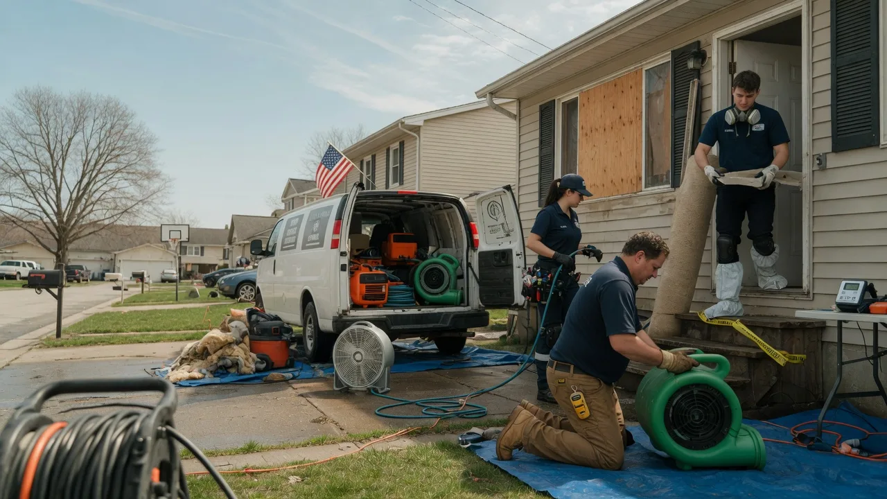 Water Damage Restoration in Mulvane, KS near me